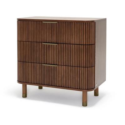 BabyRest Juno Chest 3 Drawer Luxe Walnut