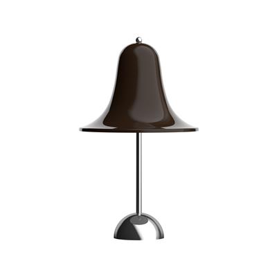 Verpan Pantop Portable table lamp, 18 cm, pitch brown | Finnish Design Shop