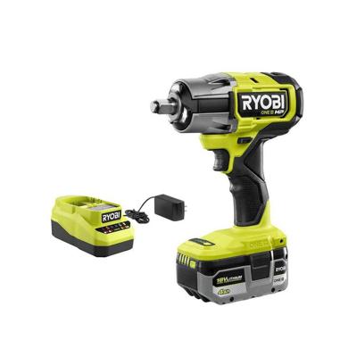 RYOBI ONE+ HP 18V Brushless Cordless 4-Mode 1/2 in. Impact Wrench Kit w/ 4.0 Ah HIGH PERFORMANCE Lithium-Ion Battery & Charger P262K1 - The Home Depot