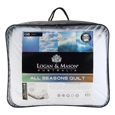 Logan & Mason All Seasons 500GSM Quilt White
