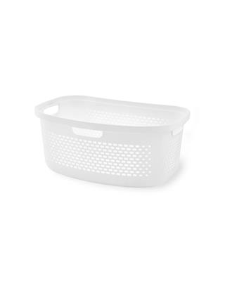 53L Gradient Laundry Basket - White - Kmart