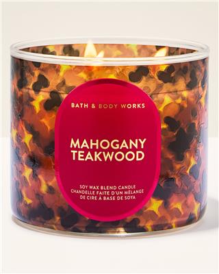 Mahogany Teakwood 3-Wick Candle 3-Wick Candle | Bath & Body Works