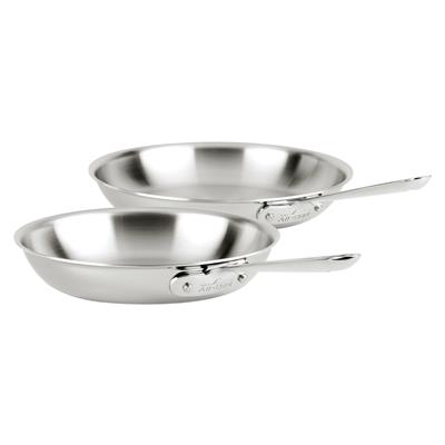 All-Clad D3 Stainless Steel 3-Ply Bonded 2-piece Fry Pan Set | Costco