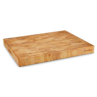PADERNO Maple Butcher Block Cutting Board, Skid-Resistant, 16-in x 20-in