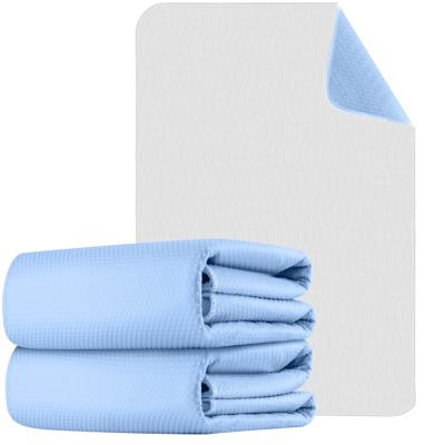 KEKOY 34 x 52 Washable Bed Pads with Anti-Slip Backing, 2 Pack Heavy Absorbency Bed Pads for Incontinence Reusable, Extra Large Pee Pads for Adults, S