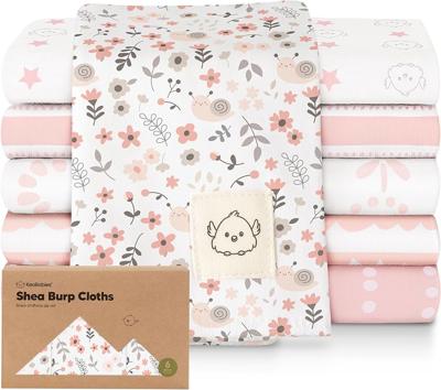 Amazon.com: Organic Burp Cloths Baby Boy, Girl - 6-Pack Large 100% Cotton Burping Cloths for Babies, Spit Up Rags, Super Absorbent, Ultra Soft Newborn