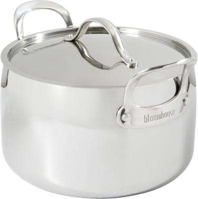 Amazon.com: Bloomhouse - Two Time Oprahs Favorite Things Winner - 8 Quart Tri-Ply Stainless Steel Stock Pot with Lid – Dutch Oven, Oven Safe, Dishwas