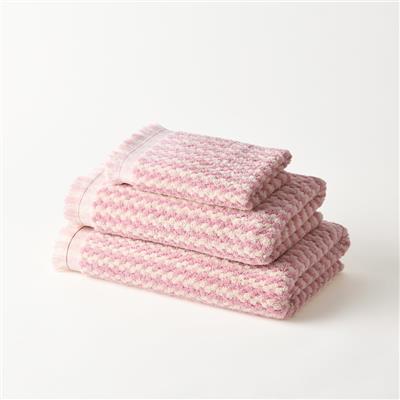 European Lola Pink Blossom & Natural Turkish Cotton Towel Range | Adairs