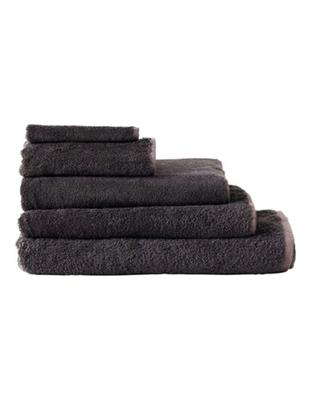 Linen House Nara Cotton Bamboo Hand Towel in Charcoal | MYER