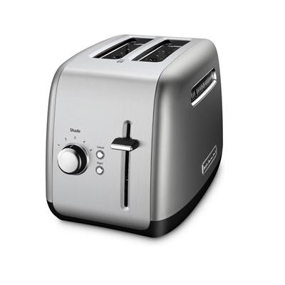 KitchenAid 2-Slice Toaster with Manual Lift Lever - Contour Silver