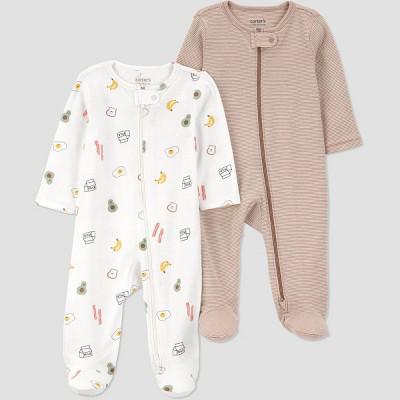 Carters Just One You® Baby Boys 2pk Breakfast Sleep N Play - Ivory 9M : Target