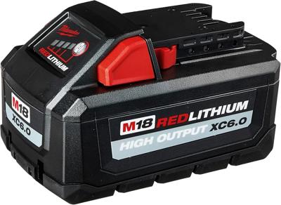 Milwaukee 48-11-1865 M18 REDLITHIUM HIGH OUTPUT XC 6 Ah Lithium-Ion Battery - Amazon.com