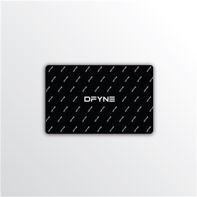 Gift card for workout set