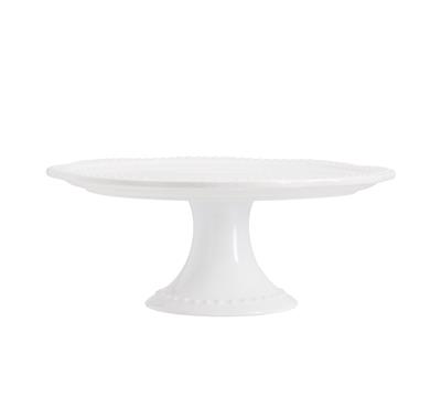 Emma Beaded Stoneware Cake Stand | Pottery Barn