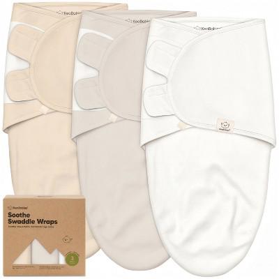 KeaBabies 3pk Organic Swaddle Sleep Sacks Baby, Premies Newborn Swaddles Wrap 0-3 Months, Soft Wearable Swaddle Blanket (Purest, OS) : Target