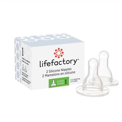Lifefactory - Nipples Stage 1 (2pk) | West Coast Kids
