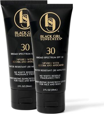 Amazon.com: Black Girl Sunscreen SPF 30 for the Face & Body - Moisturizing Sun Protection, SPF 30, Sun Lotion for Women, Ultra Sheer, Travel Size, No