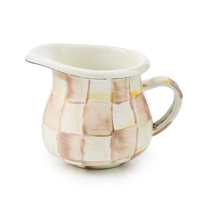 MacKenzie-Childs | Mocha Check Little Creamer