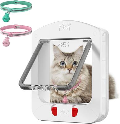 Amazon.com : HIDROSIL Cat Door with Magnetic Keys, Suitable Interior/Exterior Door with Collar Sensor, 4 Locking Model, 11.5 x 9 x 1.5 inch Frame, Whi