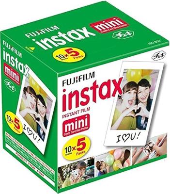 Amazon.com : Fujifilm Instax Mini Instant Film, 10 Sheets x 5 Packs (Total 50 Shoots) : Electronics