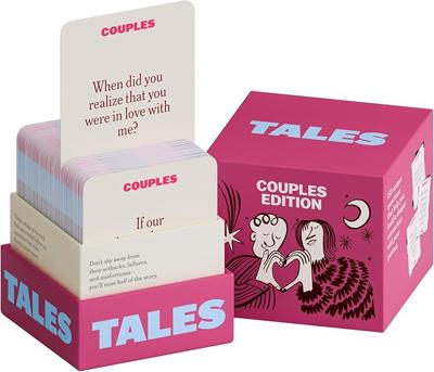 Amazon.com: TALES 150 Conversation Starter Cards, Couples Edition, Prompts for Deeper Connection, Date Night Ideas, Anniversaries, and Quality Time To