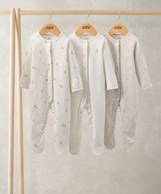 Pears Sleepsuits (Pack of 3) – Mamas & Papas UK
