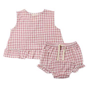 Vignette Aria Set | Rose Plaid