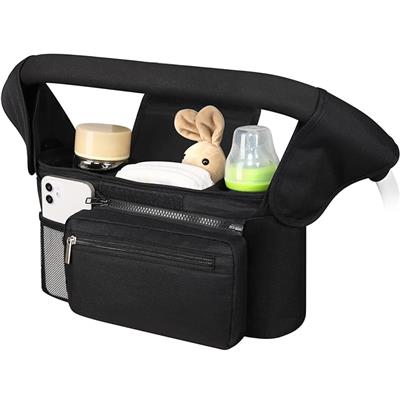 Amazon.com : Accmor Universal Stroller Organizer with Insulated Cup Holder Detachable Phone Bag and Shoulder Strap,Stroller Bag Caddy Organizer Fits f