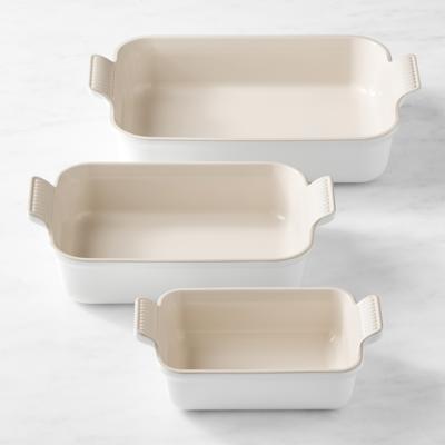 Le Creuset Heritage Rectangular Dishes Set of 3 | Williams Sonoma
