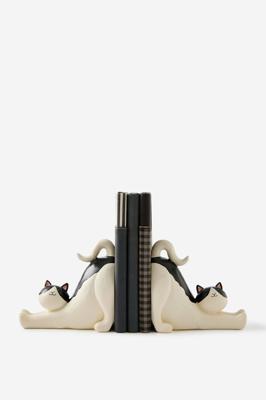 Playful Cat Bookends - Creative Desk Decor