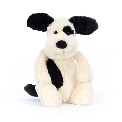Bashful Rufferty Black & Cream Puppy - Official Jellycat
