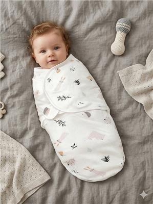 1pc Baby Swaddling Blanket - Forest