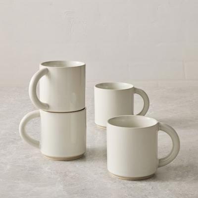 Straight-Sided Stoneware Mug Sets | West Elm
