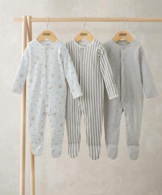 Circus Sleepsuits (Pack of 3) – Mamas & Papas UK