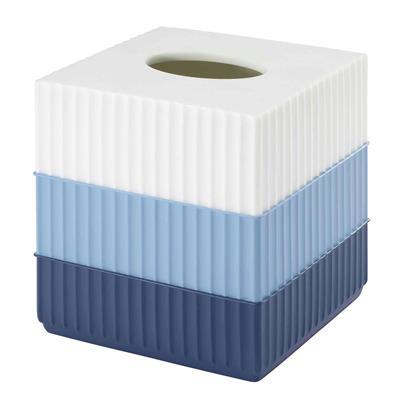 Izod Clubhouse Stripe Blue Tissue Cover - Tissue Cover