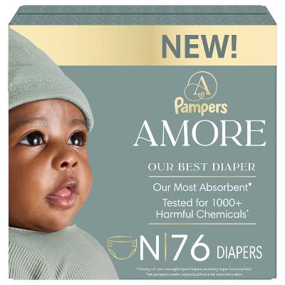 Amore by Pampers Diapers Super Pack - Size Newborn - 76ct : Target