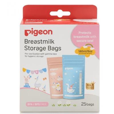Pigeon Breast Milk Storage Bag 180ml Animal Design | Shop Today. Get it Tomorrow! | takealot.com