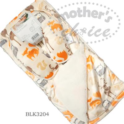 Baby Travel Blanket And Pillow - Fox & Owl