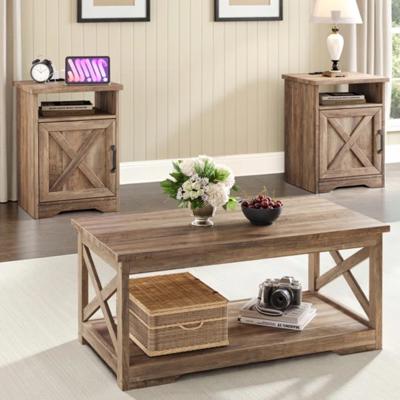 Laurel Foundry Modern Farmhouse® Chiara 2 Piece Coffee Table Set & Reviews | Wayfair