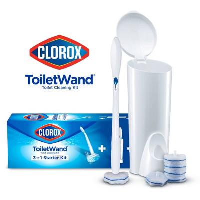 Clorox ToiletWand Disposable Toilet Cleaning System - ToiletWand Storage Caddy and 6 Refill Heads : Target
