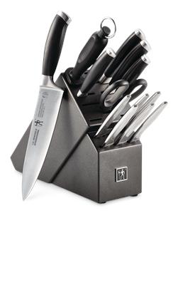 Henckels Stainless Steel Forged Generation Knife Block Set, Ergonomic Grip, 14-pc