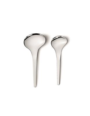 Georg Jensen Bloom Serving Spoons 2pc Set | David Jones