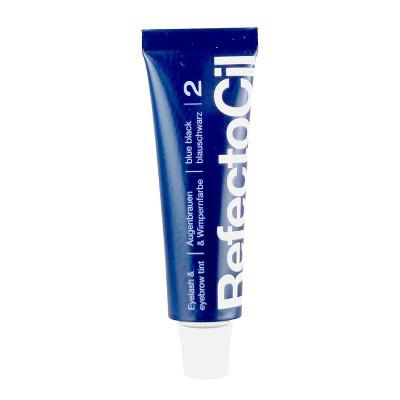 Refectocil Cream Hair Dye - Blue Black 2 - 15 ml - Blue-Black Brilliance: The 6-Week Lash & Brow Upgrade : Target
