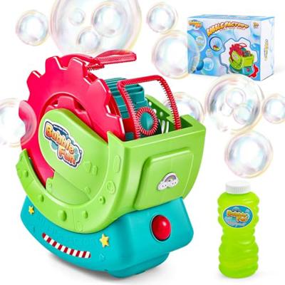 Bubble Machine for Kids,Bubble Blower with 8oz Bubble Solution - Extra Large Bubbles with Bubble-in-Bubble Effects,Bubble Maker Toys for Indoor Outdoo