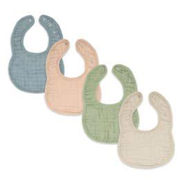 Comfycubs - Muslin Bibs 4PK | West Coast Kids