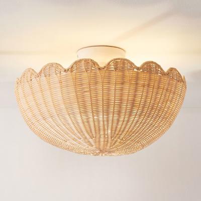 Rattan Bubble Flush Mount - Modern Kids Lighting Fixture | West Elm