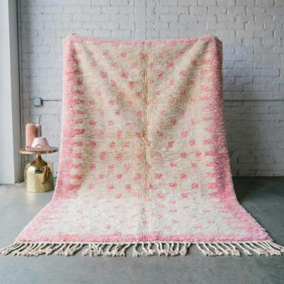 Polka Dot Moroccan Rug in “Thai curry” 10x12