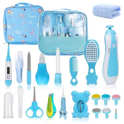 Byseng Baby Healthcare and Grooming Kit, 23-in-1 Infant Hygiene Kit, Electric Nail Trimmer, LED Tools, Blue - Walmart.com