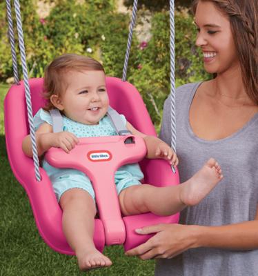 Little Tikes 2-in-1 Snug and Secure Swing - Magenta | Target Australia