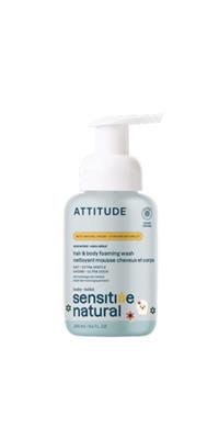 Buy ATTITUDE Sensitive Natural Baby 2-in-1 Foaming Wash Unscented at Well.ca | Free Shipping $35  in Canada